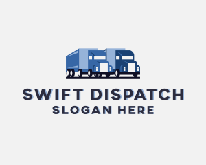 Cargo Shipping Vehicle logo design