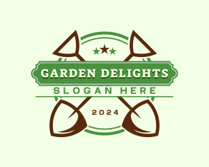 Shovel Landscaping Tool logo design