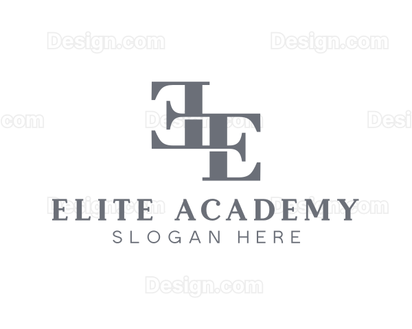 Professional Mirror Letter E Logo