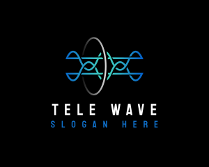 Wave Frequency Technology logo design