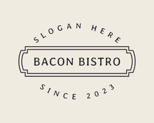 Restaurant Bistro Firm logo design