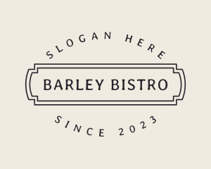 Restaurant Bistro Firm logo design