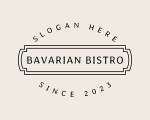 Restaurant Bistro Firm logo design