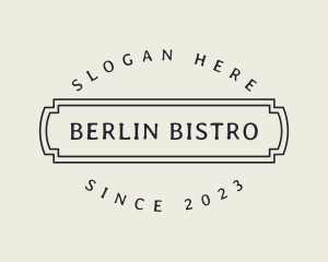 Restaurant Bistro Firm logo design