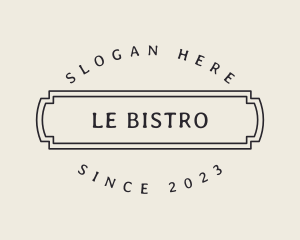 Restaurant Bistro Firm logo design