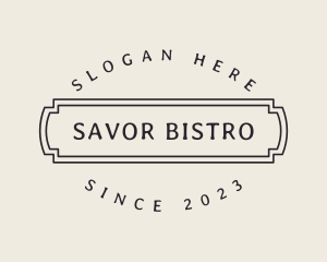 Restaurant Bistro Firm logo design