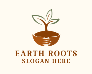 Soil Gardening Plant  logo