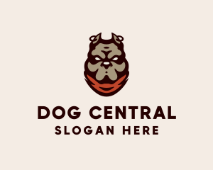 Tough Canine Pitbull  logo design