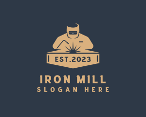 Iron Work Welder logo design