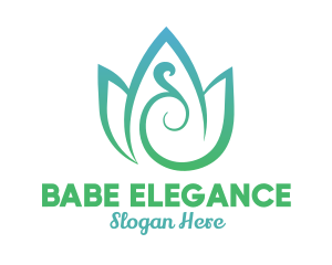 Elegant Minimalist Petal logo design