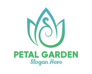 Elegant Minimalist Petal logo design