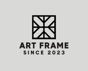 Square Frame Letter X logo