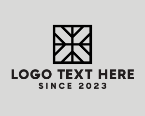 Frame - Square Frame Letter X logo design