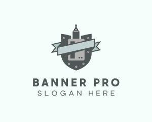 Building Vape Banner logo design