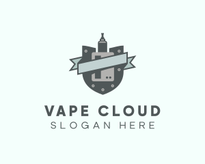 Building Vape Banner logo design