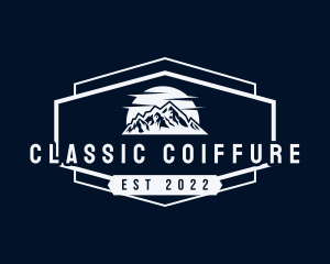 Classic Mountain Peak logo design