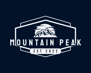 Classic Mountain Peak logo design