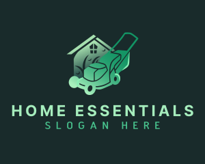 Home Lawn Mower logo design