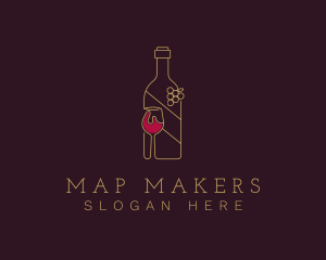 Wine Liquor Drink logo design