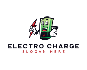 Energy Battery Charge logo design