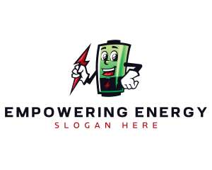 Energy Battery Charge logo design