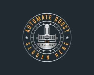 Laser Automation Fabrication logo design