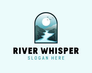 Outdoor Mountain River logo