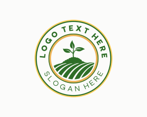 Leaf Sprout Field logo