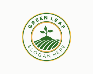 Leaf Sprout Field logo