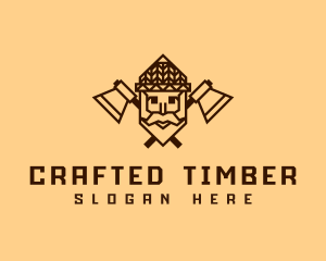 Old Man Woodwork logo design