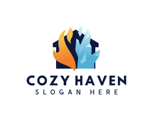 Warm Cold House logo design