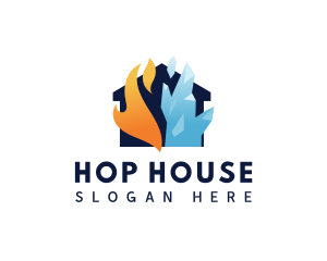 Warm Cold House logo design