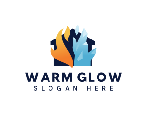 Warm Cold House logo design