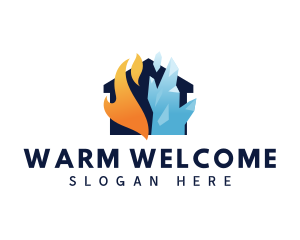 Warm Cold House logo design