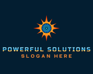 Sunlight Solar Energy logo design