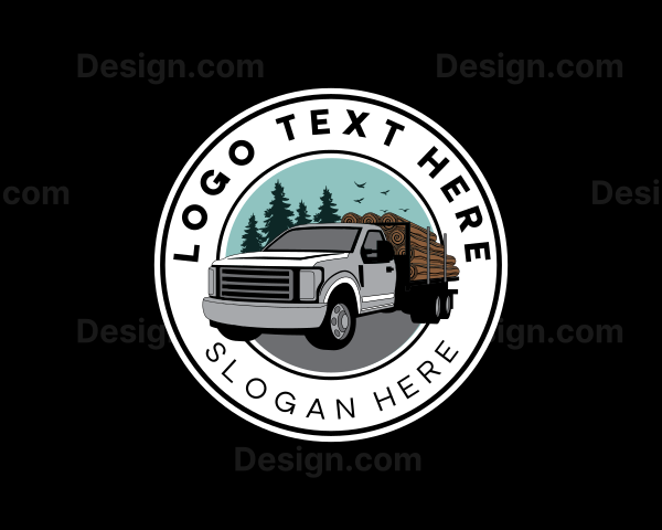 Forest Log Truck Logo