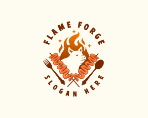 Filipino Pork Isaw logo design