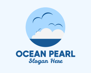 Ocean Seagulls View logo design