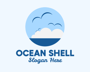 Ocean Seagulls View logo design