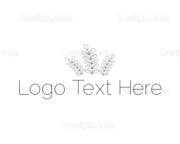 Minimalist Agriculture Garden Logo