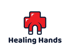 Red Cross Medical Medicine Magnet logo