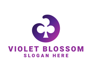 Violet Clubs Badge logo design