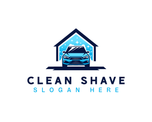 Bubble Clean Car logo design