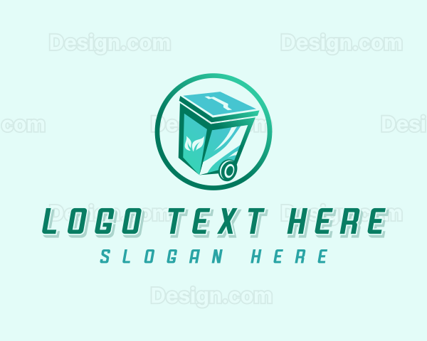 Biodegradable Trash Bin Logo