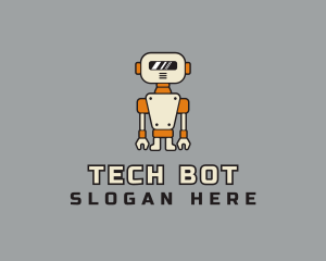 Robot Tech Droid logo design