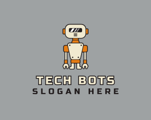 Robot Tech Droid logo design