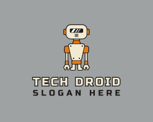 Robot Tech Droid logo design