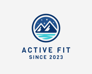 Night Mountain Adventure logo design