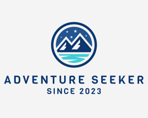 Night Mountain Adventure logo design