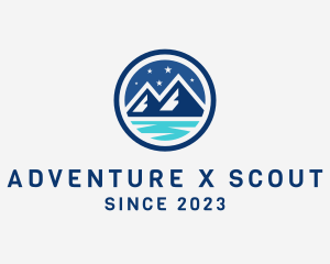 Night Mountain Adventure logo design